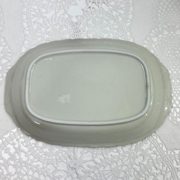 Vintage 1986 A&A Happy Friend  Bunny Serving Dish Easter Decorative Porcelain - Picture 7 of 7